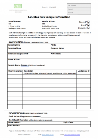 asbestos sampling and testing nz how much does it cost sample invoice consulting services